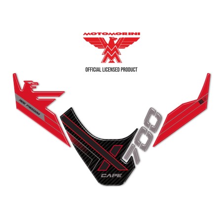 Adhesivo de protección frontal 3D compatible con Moto Morini X-Cape 700 2025