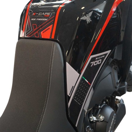 Kit de adhesivos 3D protectores de depósito compatibles con Moto Morini X-Cape 700 2025