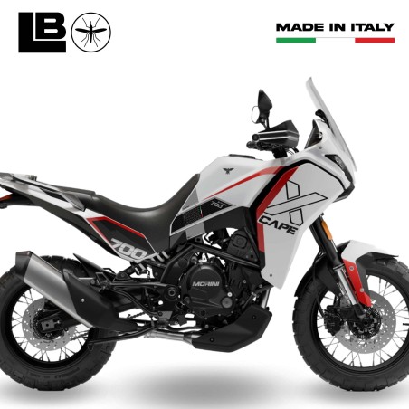 Kit de adhesivos 3D protectores de depósito compatibles con Moto Morini X-Cape 700 2025
