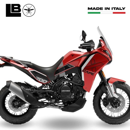 Kit de adhesivos 3D protectores de depósito compatibles con Moto Morini X-Cape 700 2025