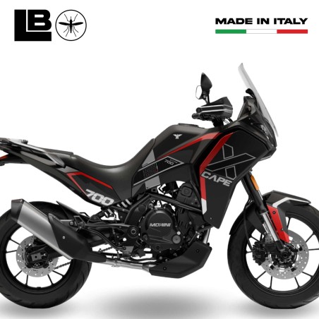 Kit de adhesivos 3D protectores de depósito compatibles con Moto Morini X-Cape 700 2025