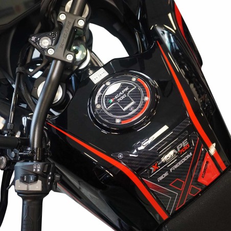 Kit de adhesivos para tapones de depósito compatibles con Moto Morini X-Cape 700 2025