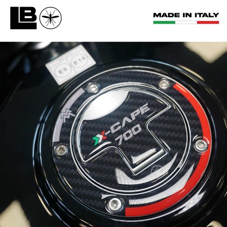 Kit de adhesivos para tapones de depósito compatibles con Moto Morini X-Cape 700 2025