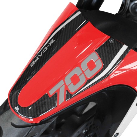 3D Mudguard Protection Sticker compatible with Moto Morini X-Cape 700 2025