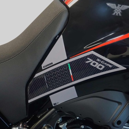 Adhesivos laterales 3D compatibles con Moto Morini X-Cape 700 2025