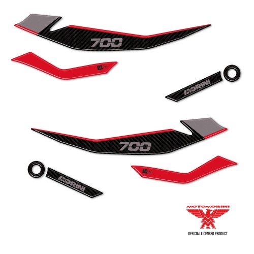 Pegatinas 3D Guardamanos compatibles con Moto Morini X-Cape 700 2025 2