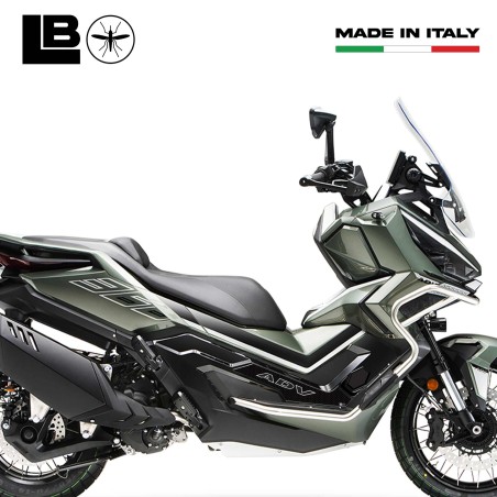 3D Stickers Boomerang Scooter protectors compatible with Zontes 368 G 2025