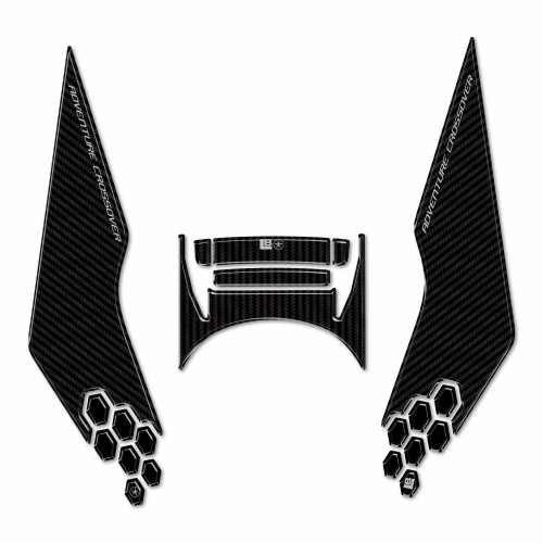 3D Stickers Scooter Centre Protectors compatible with Zontes 368 G 2025 2
