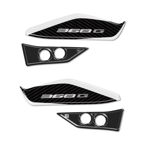 Stickers 3D Handguards Scooter compatible with Zontes 368 G 2025 2