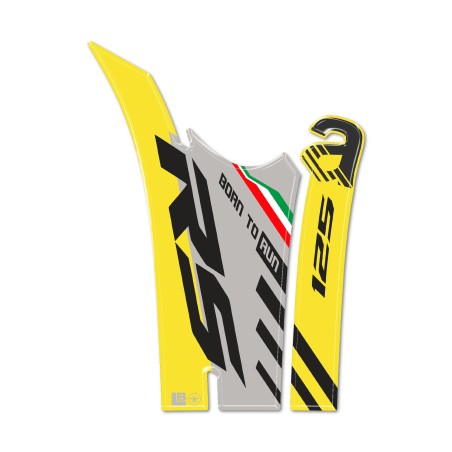 Protector de depósito 3D adhesivo Moto compatible con Aprilia RS 125 2021-25