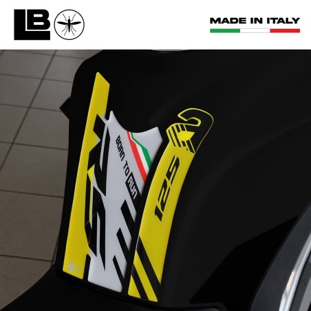 Protector de depósito 3D adhesivo Moto compatible con Aprilia RS 125 2021-25