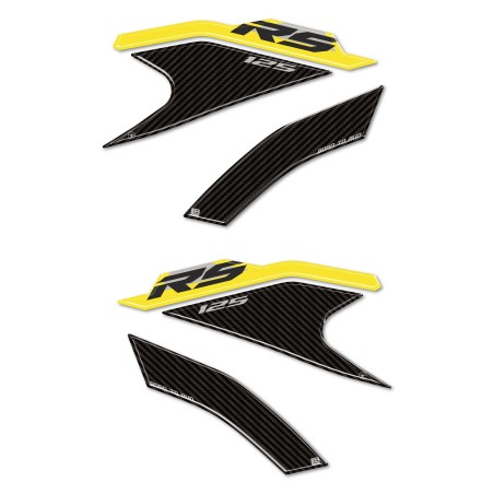 Stickers 3D Tank Side Protectors compatible with Aprilia RS 125 2021-25