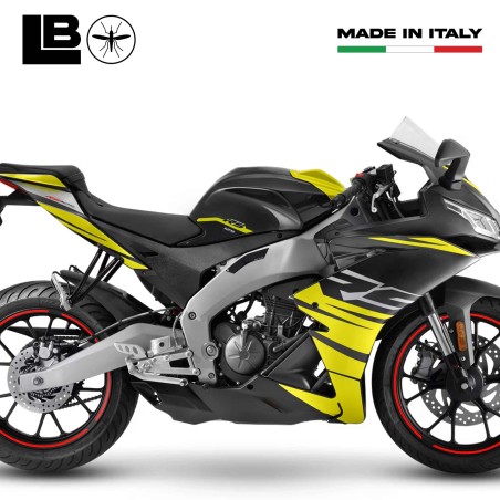 Stickers 3D Tank Side Protectors compatible with Aprilia RS 125 2021-25