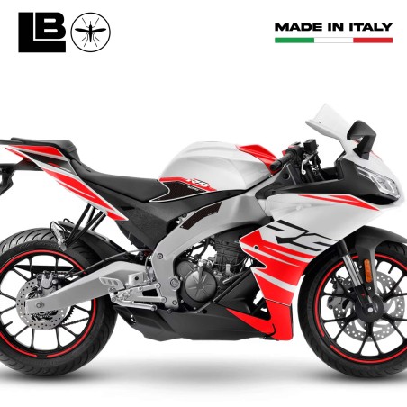 Aufkleber 3D Tank Side Protectors kompatibel mit Aprilia RS 125 2021-25