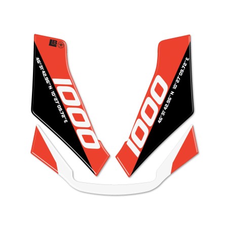 Front Protection Sticker compatible with Moto Guzzi Stelvio Duecento Tributo