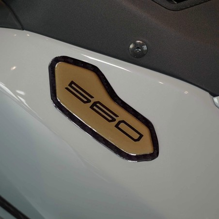 Aufkleber 3D harzbeschichtete Verkleidungsspiegelkappen passend für Yamaha Tmax 2025