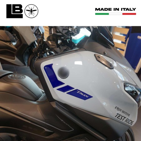 3D gel resin adhesive corner protectors compatible with Yamaha Tmax 2025