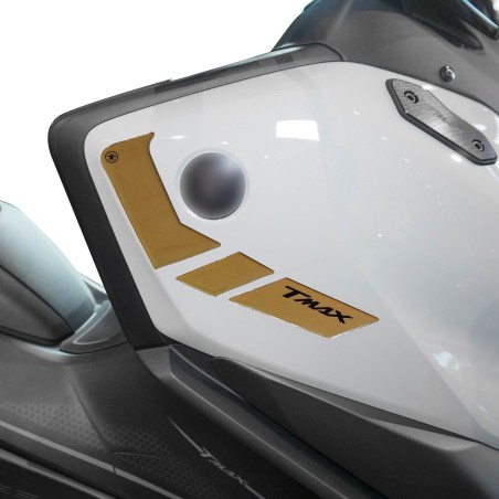 3D gel resin adhesive corner protectors compatible with Yamaha Tmax 2025