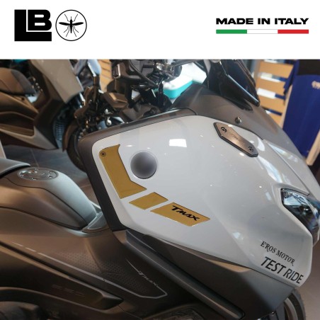 3D gel resin adhesive corner protectors compatible with Yamaha Tmax 2025
