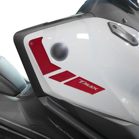 3D gel resin adhesive corner protectors compatible with Yamaha Tmax 2025