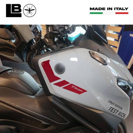3D gel resin adhesive corner protectors compatible with Yamaha Tmax 2025